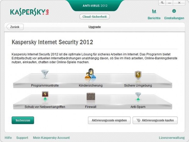 Как обновить kaspersky internet security 2012