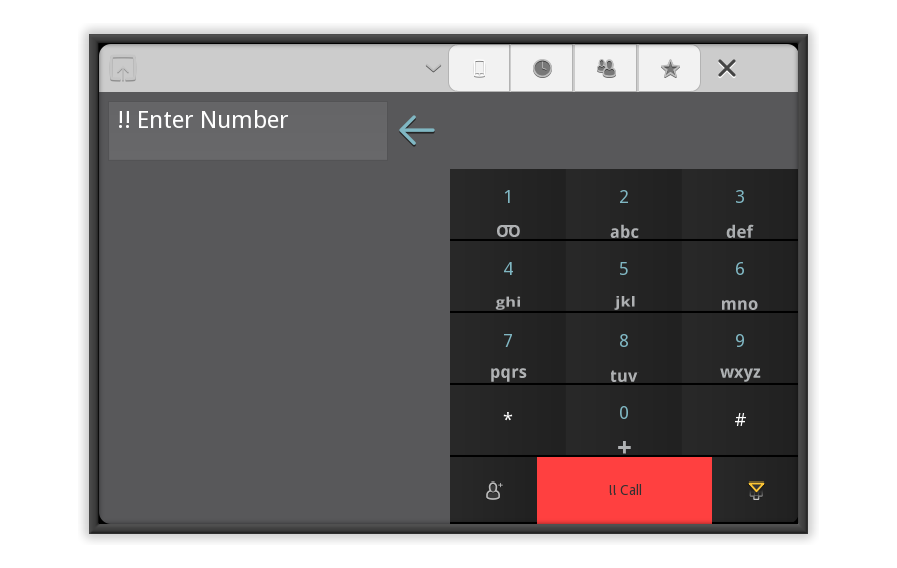Meego 1.2 IVI - Telefon