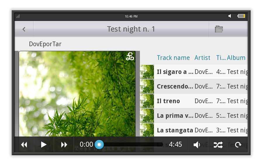 Meego 1.2 IVI - Musik