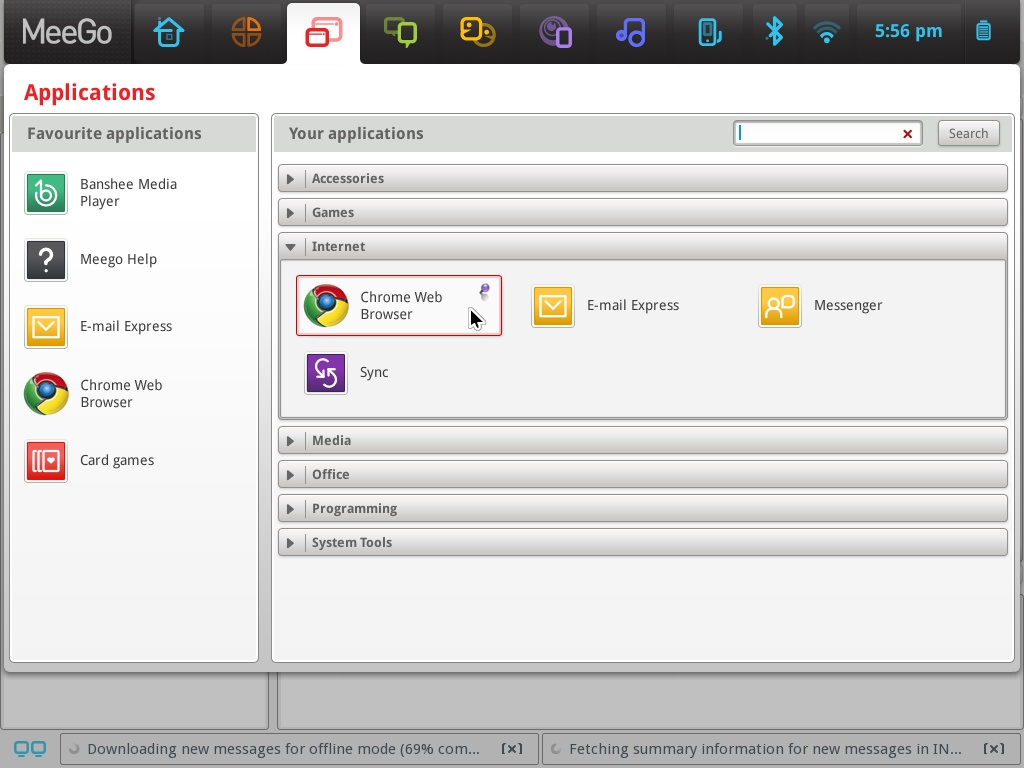 Meego 1.1 Netbook UX