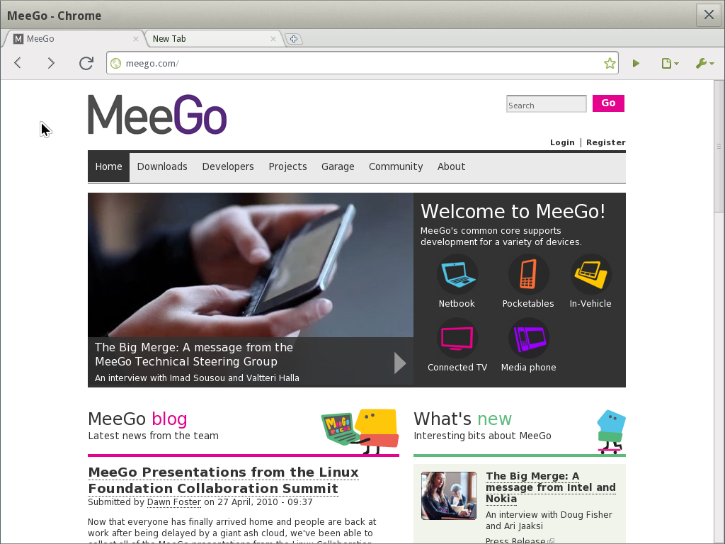Meego 1.1 Netbook UX