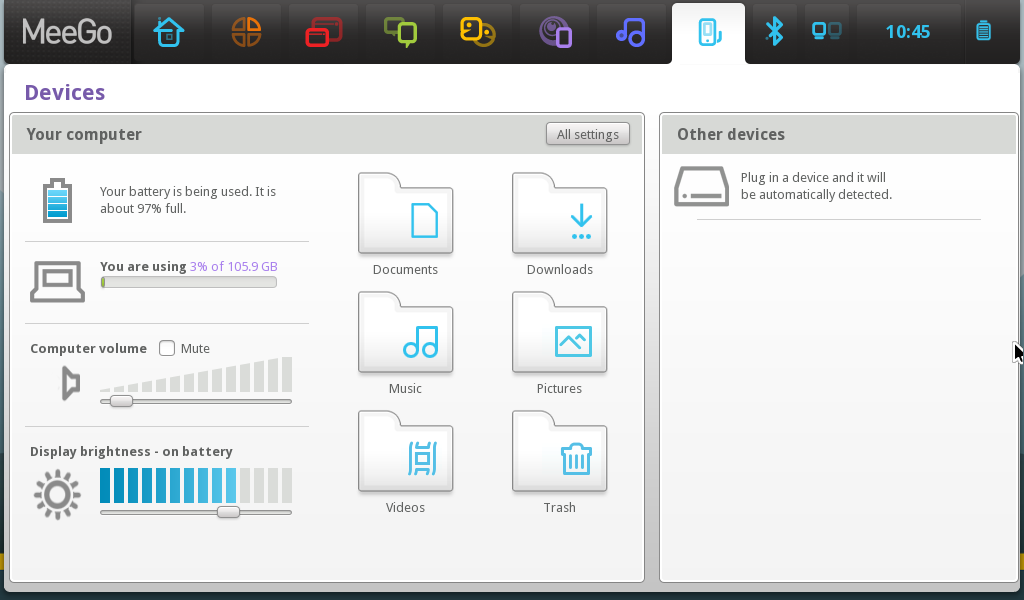 Meego 1.1 Netbook UX