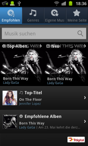 ... dem Musik-Hub ...