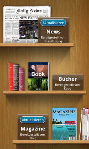 ... oder dem Ebook-Hub.