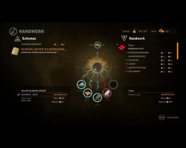 Das Handwerksystem ist einfach, aber motivierend.