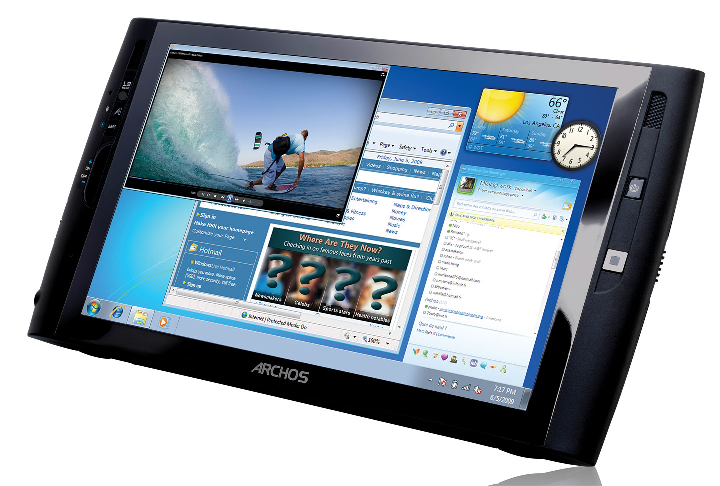 Archos 9 pctablet замена жесткого диска