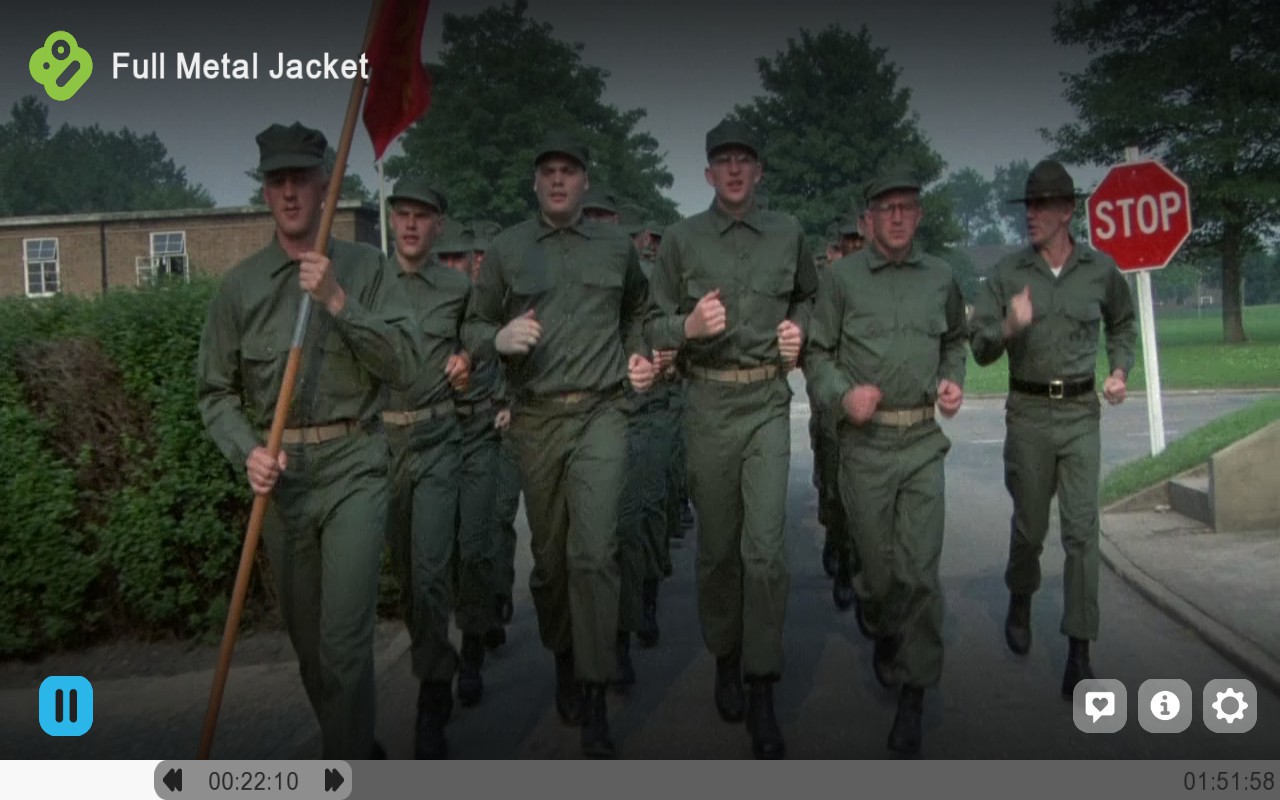 Boxee Box Firmware 1.1 - der neue Wiedergabe-OSD (Bild: Boxee)