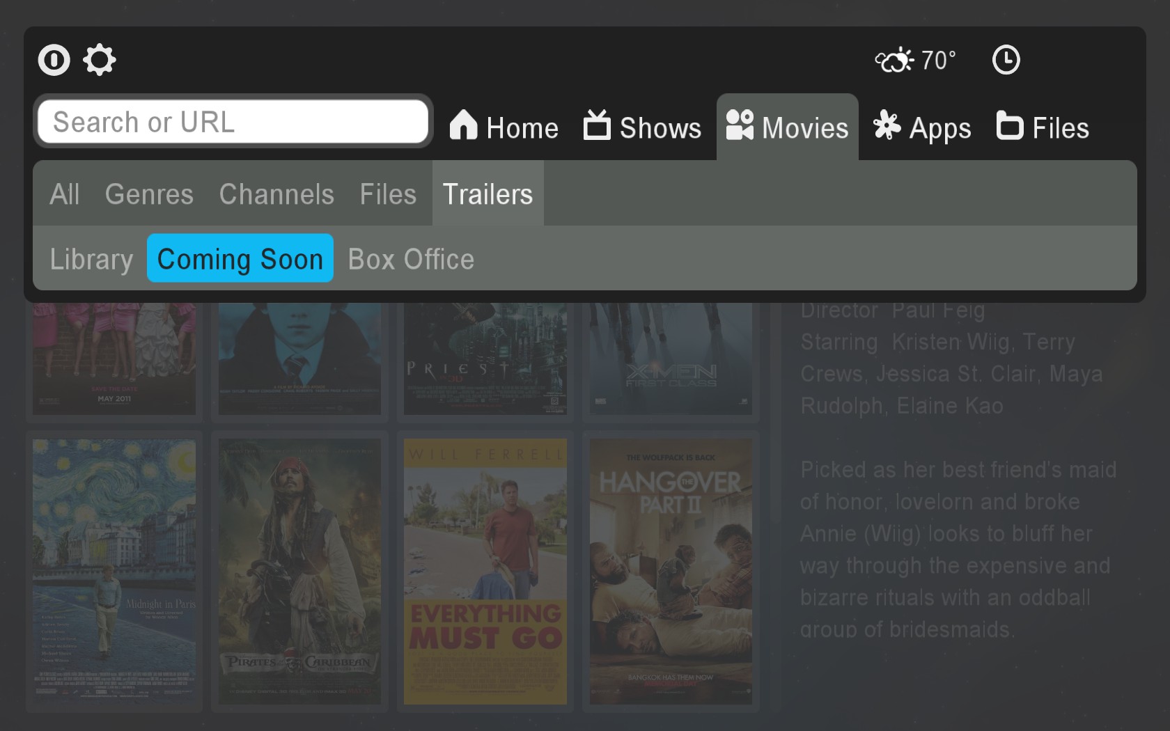 Boxee Box Firmware 1.1 - schlankeres OSD (Bild: Boxee)