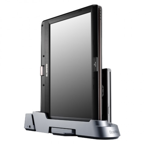 Booktop T1125P - Tablet-PC wird mit Dockingstation zum Desktop-PC oder Notebook (Bild: Gigabyte)