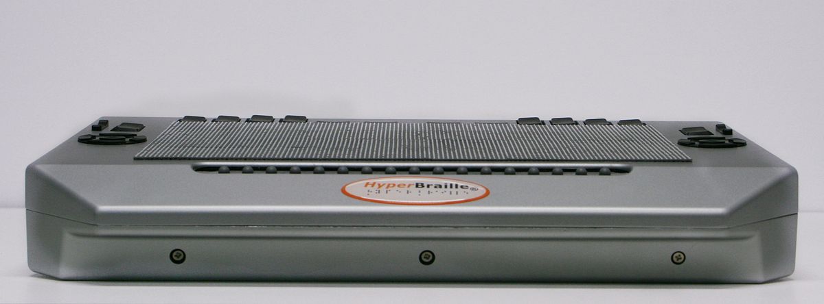 Es besteht aus kleinen Stiften, ... (Foto: Hyperbraille)