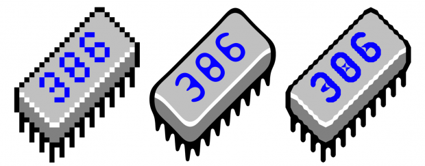 Depixelizing Pixel Art: Bei manchen Vorlagen übertreibt der Algorithmus.