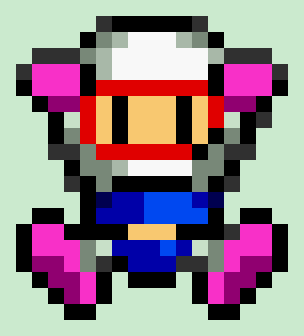 Bomberman: Vergrößerung mit Nearest Neighbor