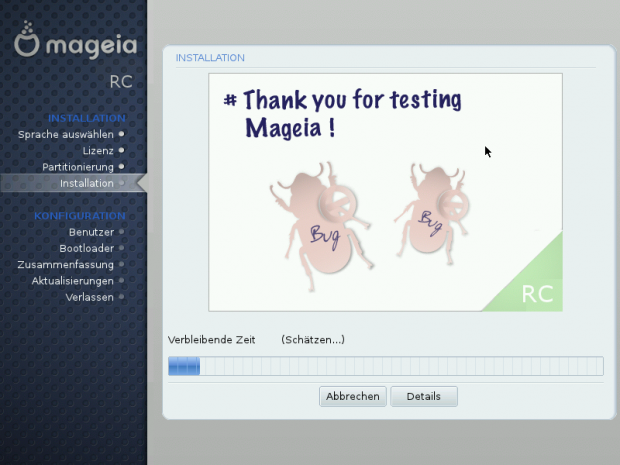 Die Diashow fordert zum Testen auf...