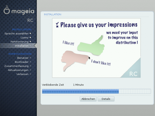 ...und zur Bewertung.