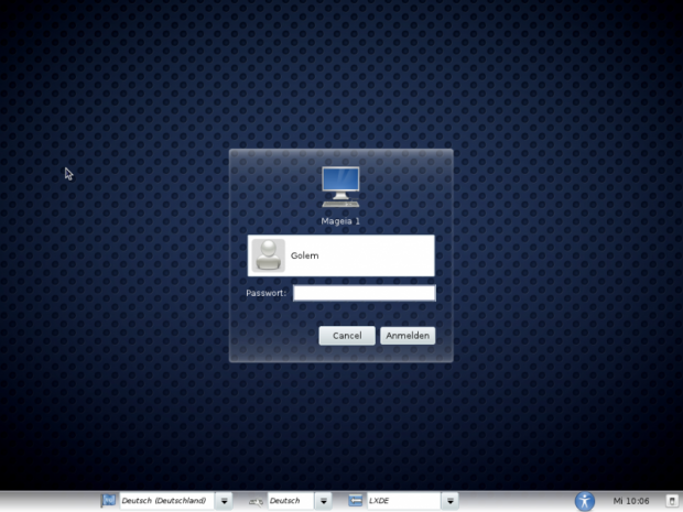 Als Displaymanager wird GDM genutzt.