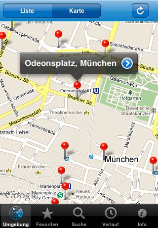 Abfahrtsmonitor - iOS-App von Witali Aswolinskiy (Bild: Witali Aswolinskiy)