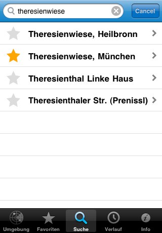 Abfahrtsmonitor - iOS-App von Witali Aswolinskiy (Bild: Witali Aswolinskiy)