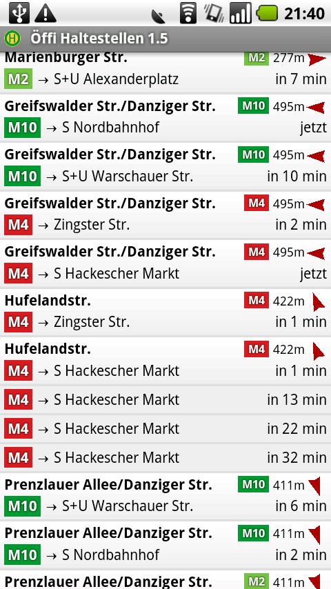 Öffi - Android-App von Andreas Schildbach (Bild: Andreas Schildbach)