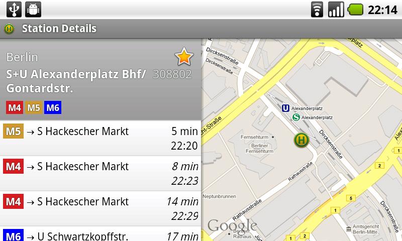 Öffi - Android-App von Andreas Schildbach (Bild: Andreas Schildbach)