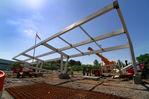 Die Anlage bei Nissan im US-Bundesstaat Tennessee ist noch im Bau. (Foto: Nissan)