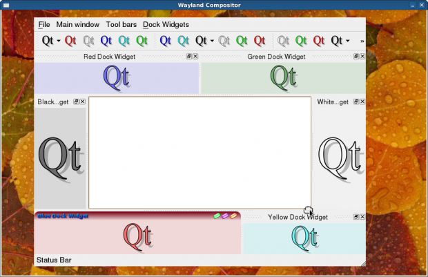 Wayland mit Qt-Anwendung