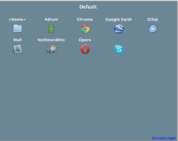 Appcenter - selbstgew&auml;hlte Programme im Startbildschirm mit Unterordner