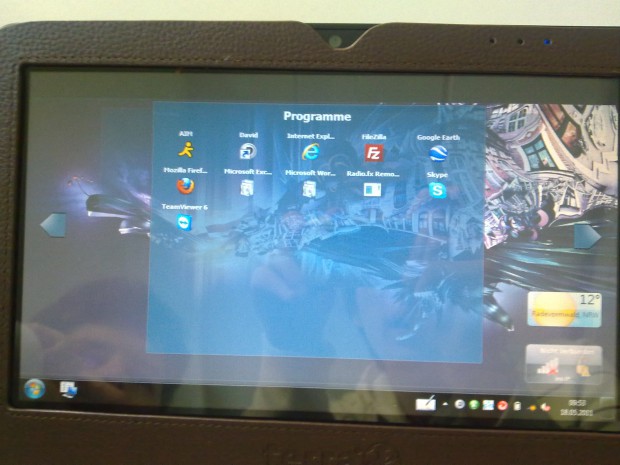 Appcenter auf dem Tablet (Bild: Sven Scharmentke)