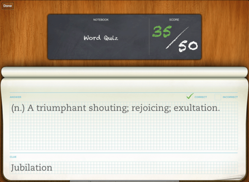 Evernote Peak - Auswertung der Ergebnisse (Bild: Evernote)