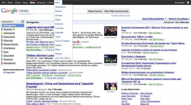 Google News (Bild: Google)
