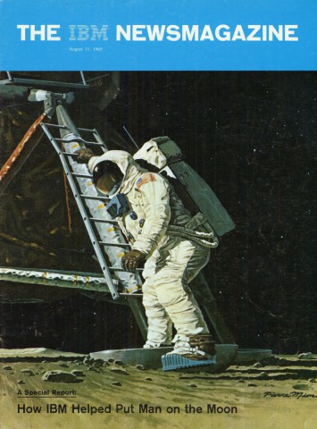 1969: IBM feiert die Apollo Missionen und sich selbst.