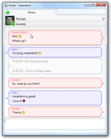 Instabird 1.0 Bubbles-Theme