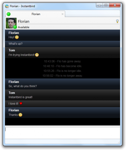 Instabird 1.0 Darktheme