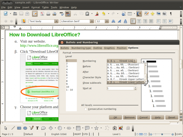 Libreoffice 3.4.0