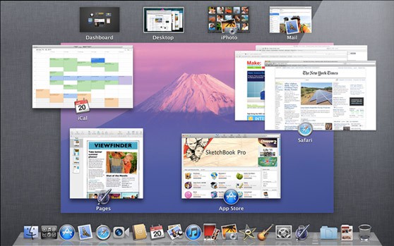 Mac OS X 10.7 alias Lion: Mission Control