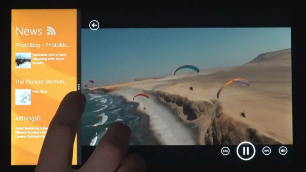 Windows 8: Apps nebeneinander anordnen