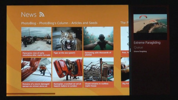 Windows 8: Apps nebeneinander anordnen