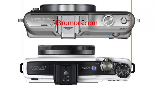 Olympus Pen Mini und XZ-1 (unten) (Bild: 43rumors.com)