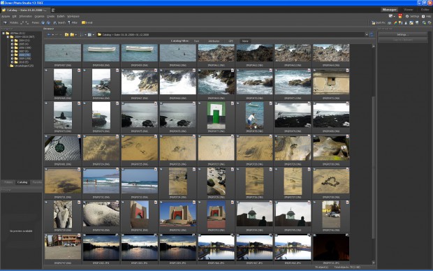 Zoner Photo Studio Free 13 - Katalog (Bild: Zoner)