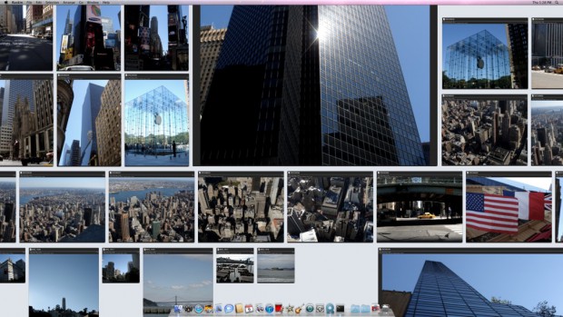 Raskin - Kontaktbogen für Fotoauswahl und Sortierung auf großem Bildschirm