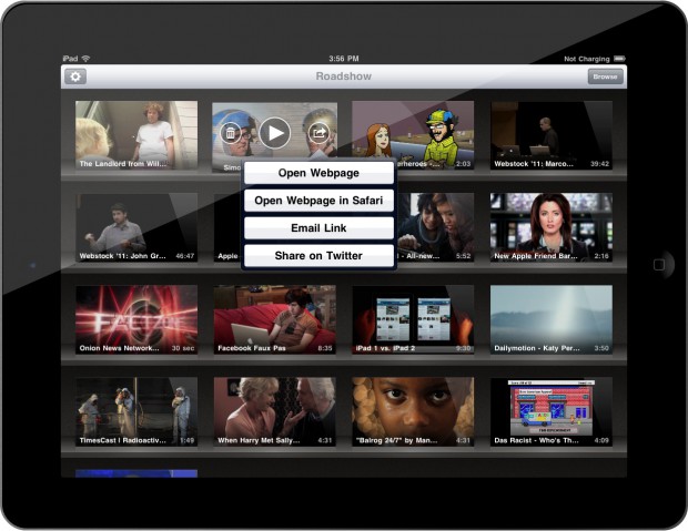 Roadshow - Verarbeitungsoptionen für die Videos (Bild: Fetchsoftworks)