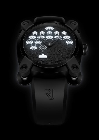 "Night"-Variante der Space-Invaders-Uhr