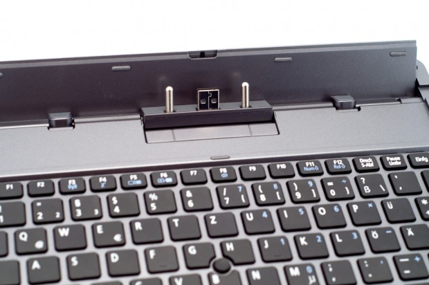 Der Dockmechanismus wird elegant versteckt.