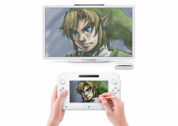 Wii U - Controller mit Touchscreen und Stiftbedienung