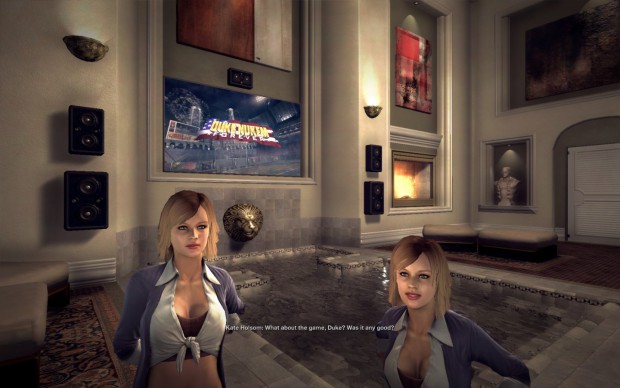 Die Holson Twins fragen, ob Duke Nukem Forever etwas taugt - PC-Version (Bild: Golem.de).