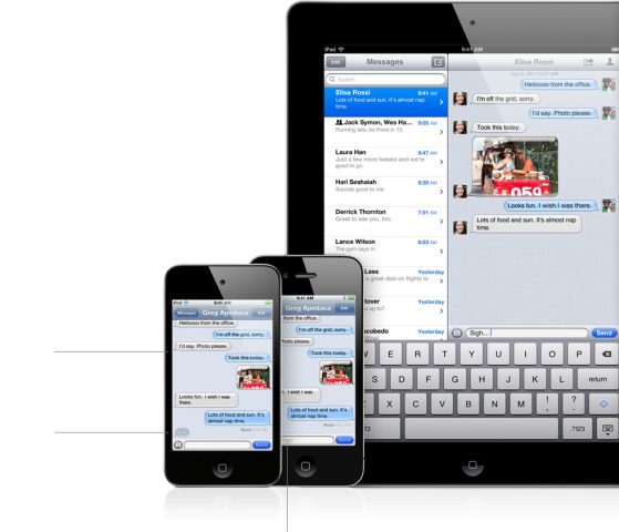 iOS 5 mit iMessage