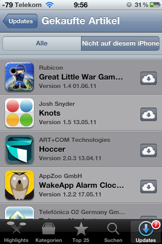 Auch App Store und iTunes auf dem iPhone sind bereits angepasst worden.
