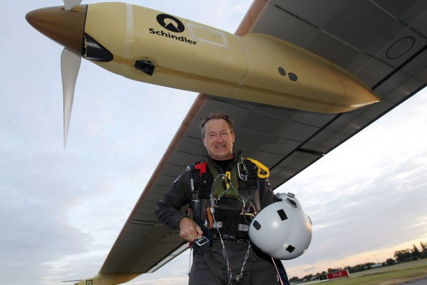 Pilot André Borschberg (Foto: Michel Euler/ AFP)