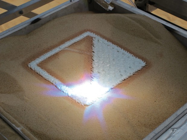 Druckprozess einer quadratischen Kachel  (Bild: Amos Field Reid)<br>