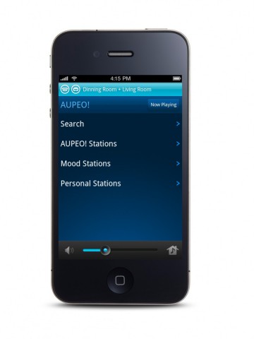 Aupeo in der Sonos-Controller-App für das iPhone (Bild: Sonos)