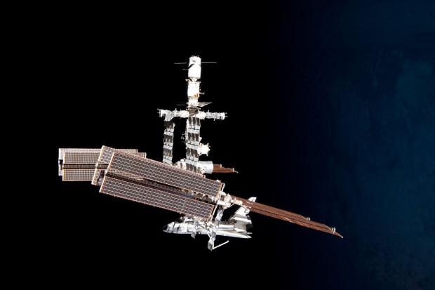 Es war das erste Mal, dass ein Spaceshuttle und eine Sojus gleichzeitig an der ISS waren. (Foto: Nasa)